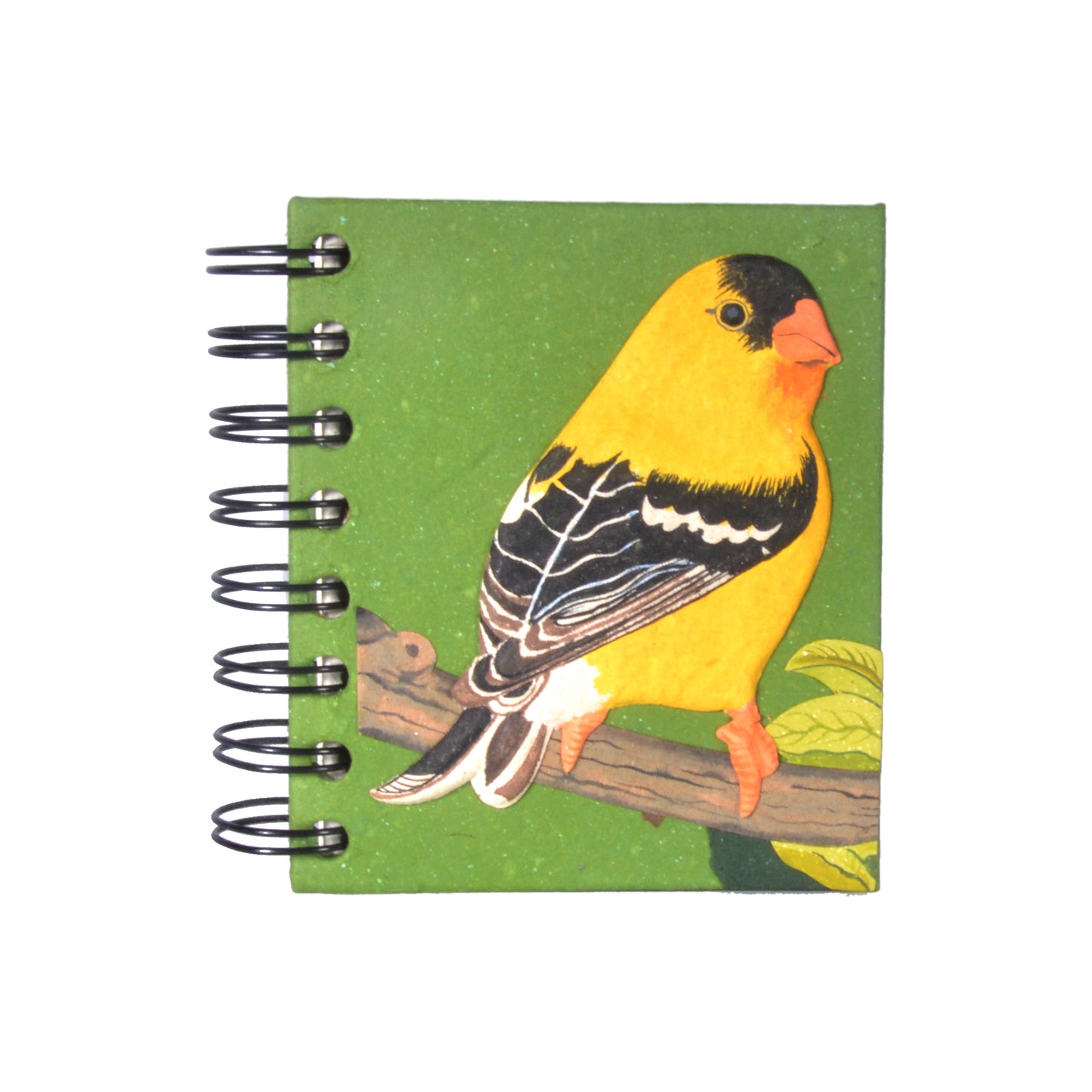 Small Notebook Goldfinch Embossed