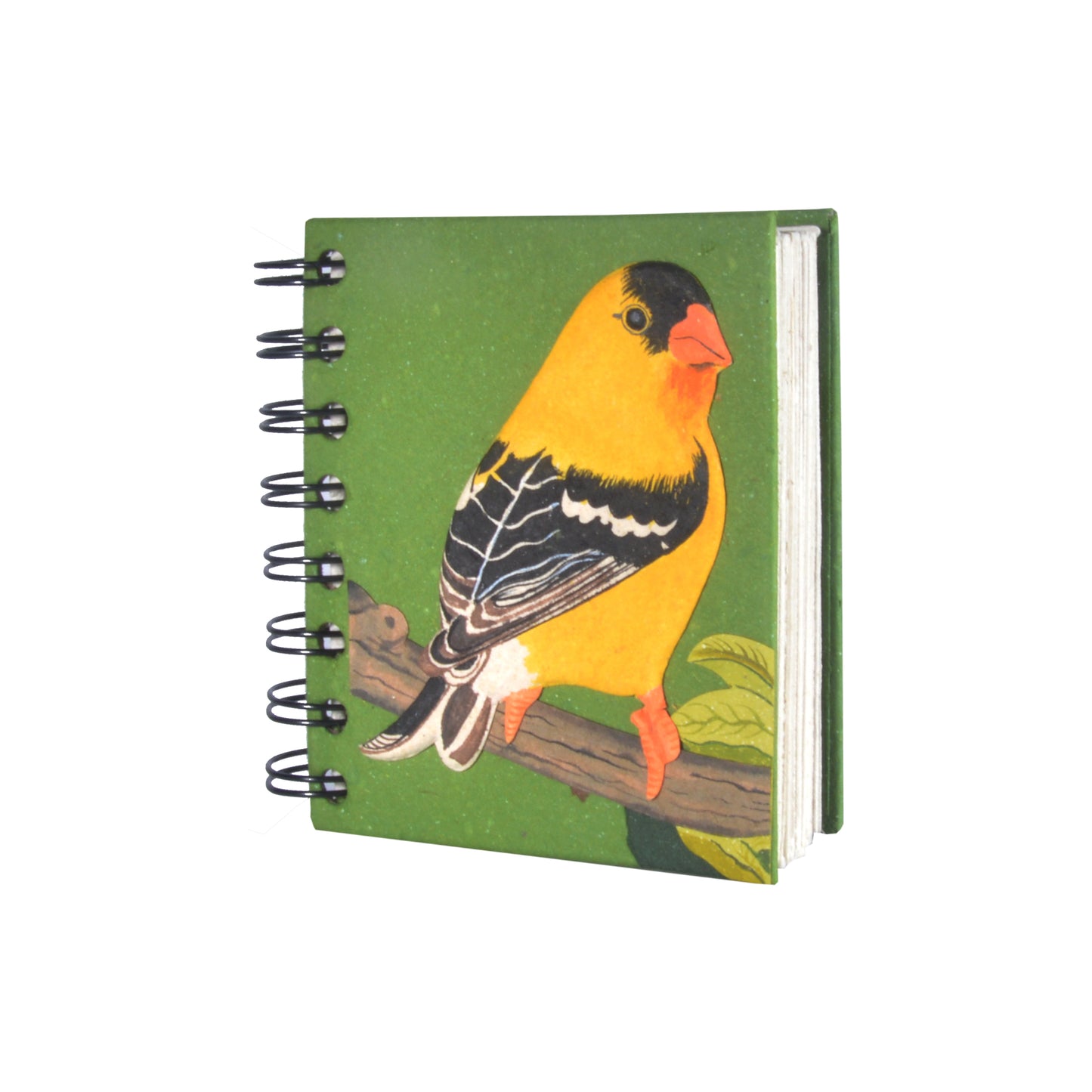 Small Notebook Goldfinch Embossed