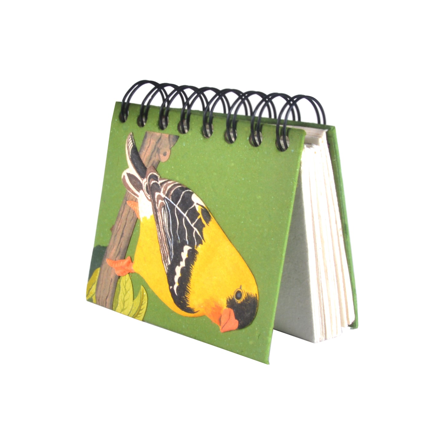 Small Notebook Goldfinch Embossed