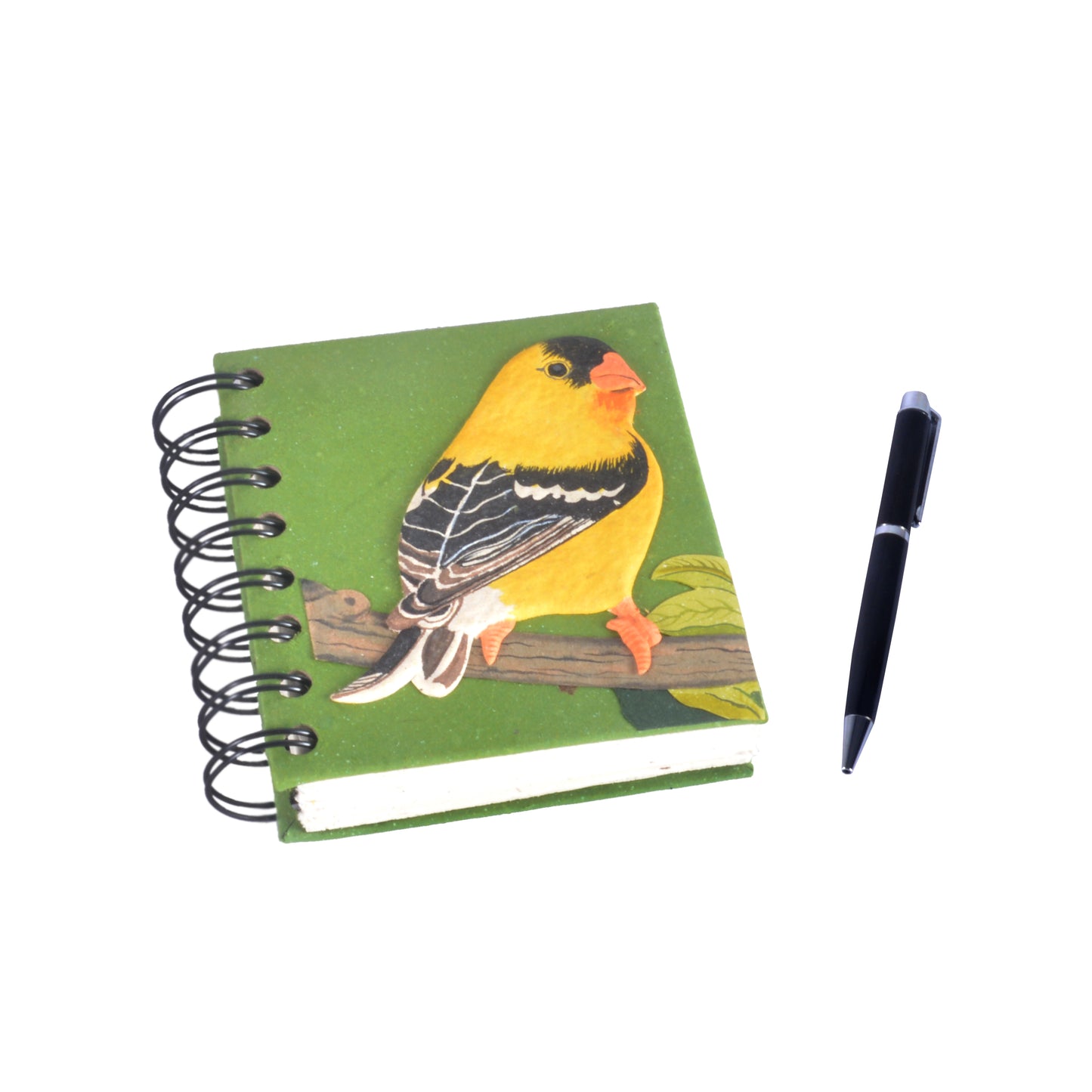 Small Notebook Goldfinch Embossed