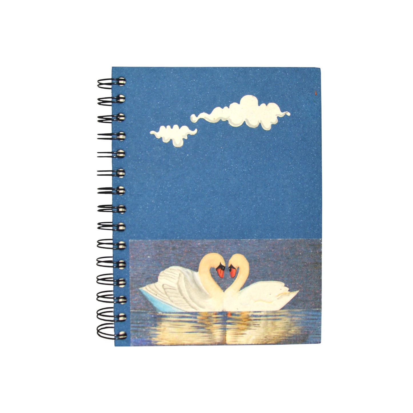 Large Notebook Swan Dark Blue