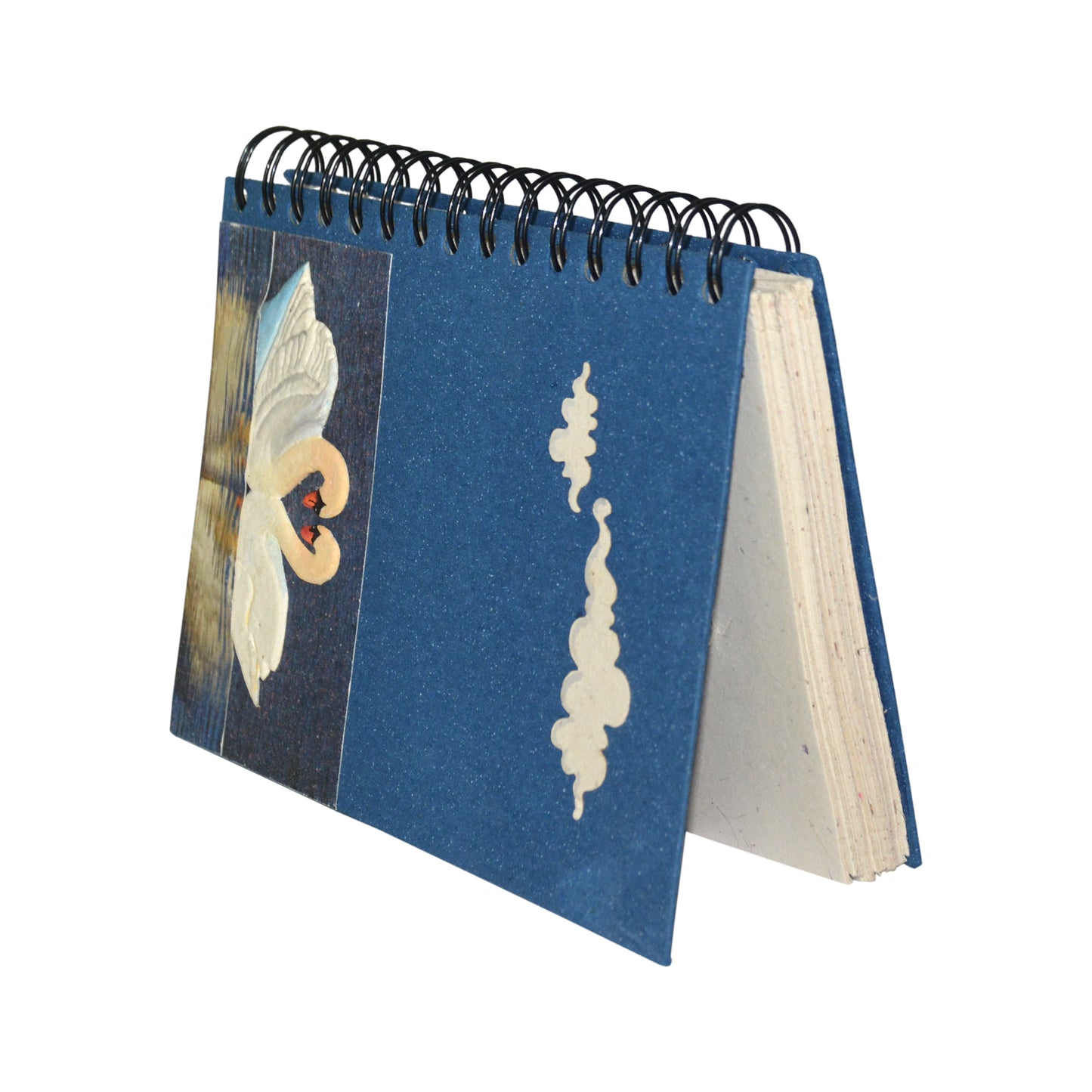 Large Notebook Swan Dark Blue