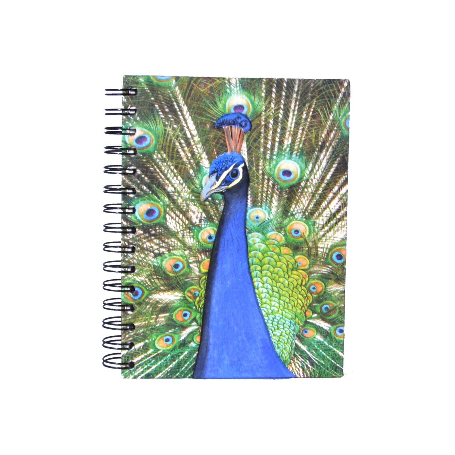Large Notebook Peacock Embossed