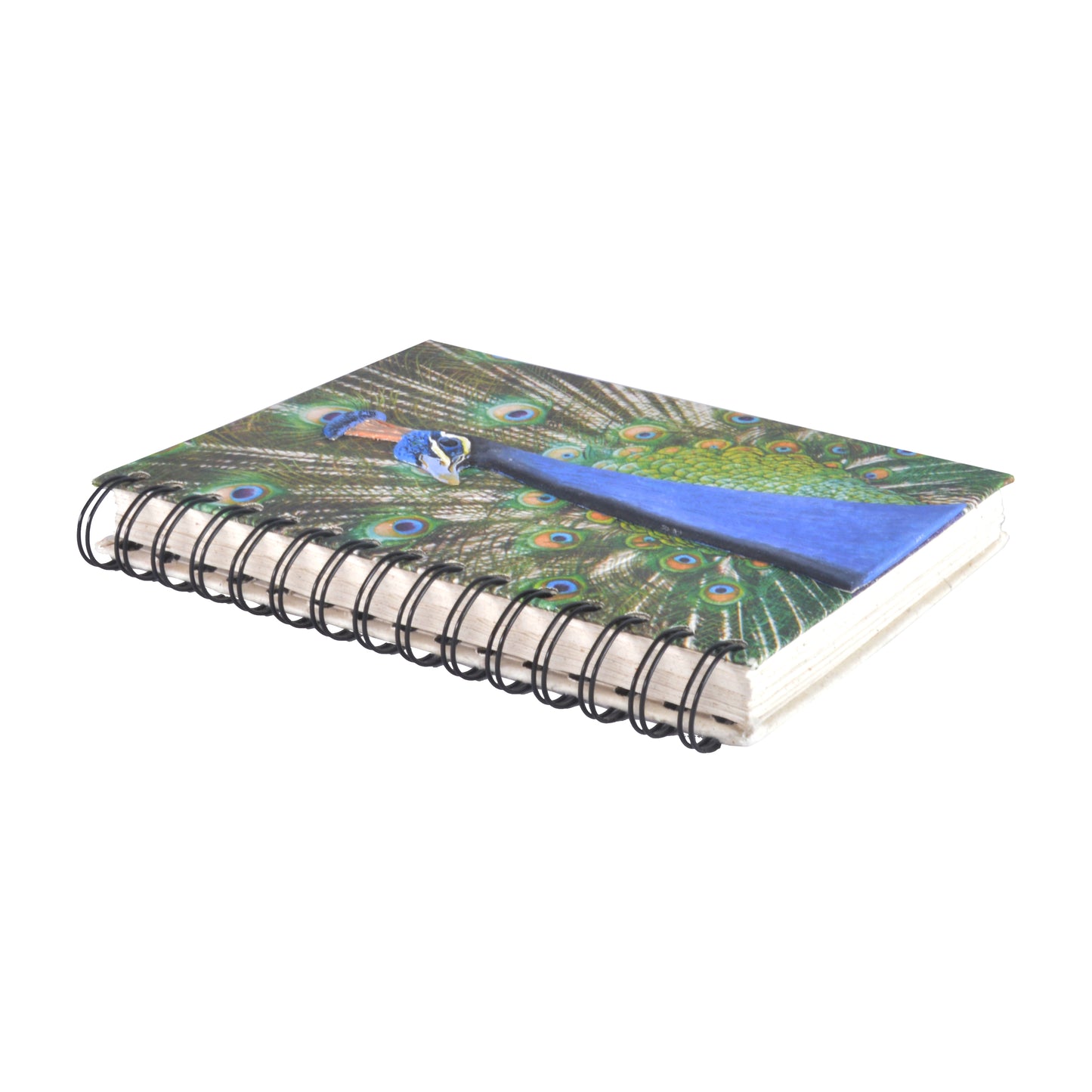 Large Notebook Peacock Embossed