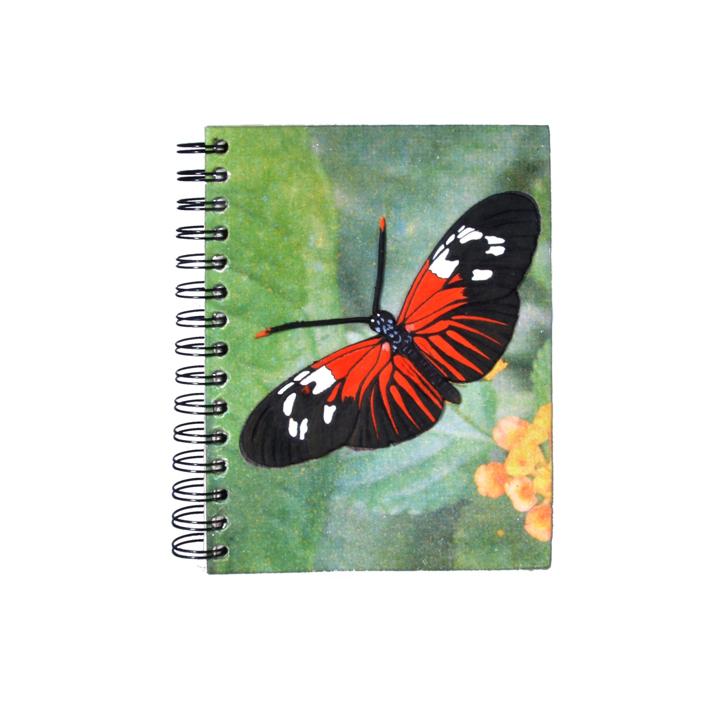 Large Notebook - Butterfly Black & Red
