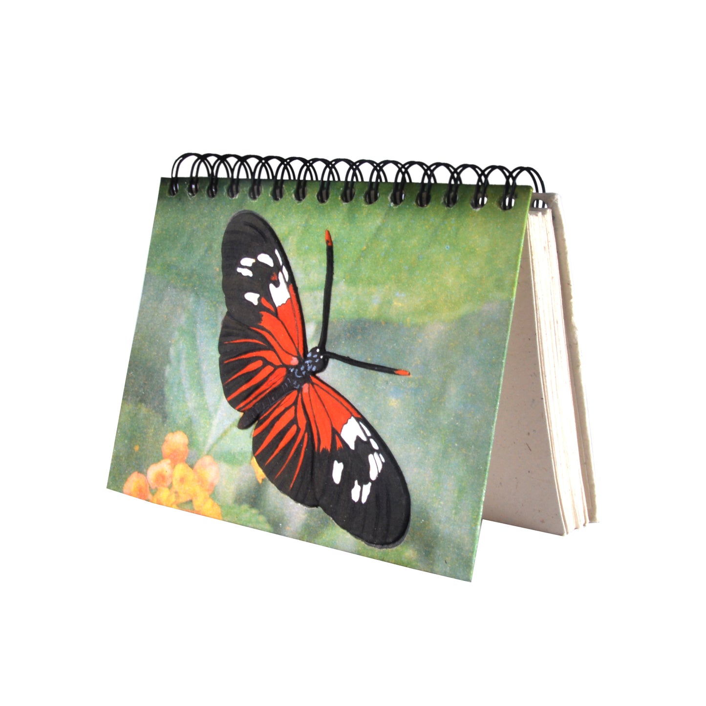 Large Notebook - Butterfly Black & Red