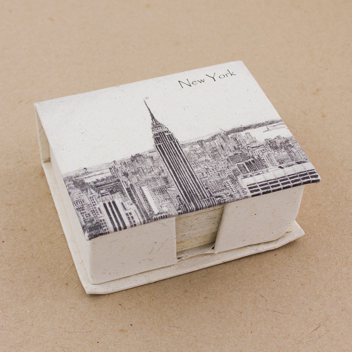Note Box Empire State Building Sketch