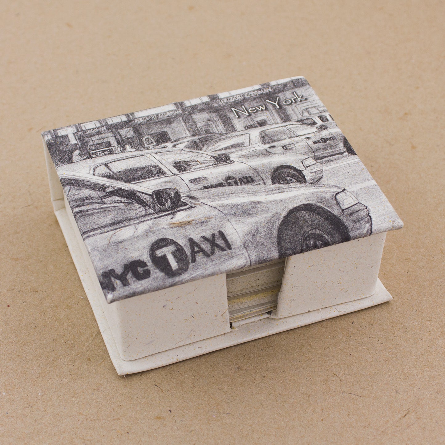 Note Box NYC Taxi Sketch