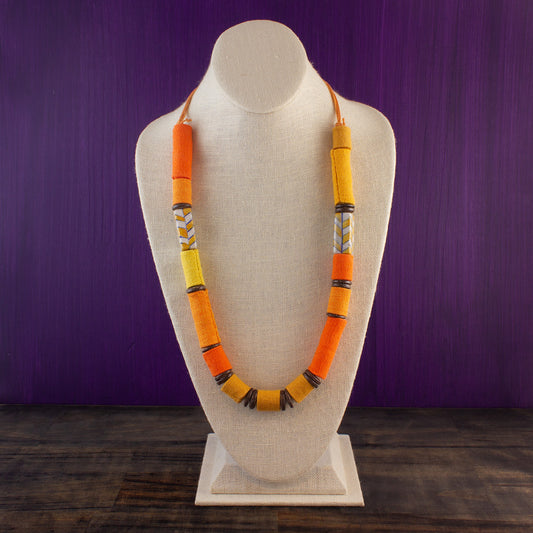 Fabric Necklace #10