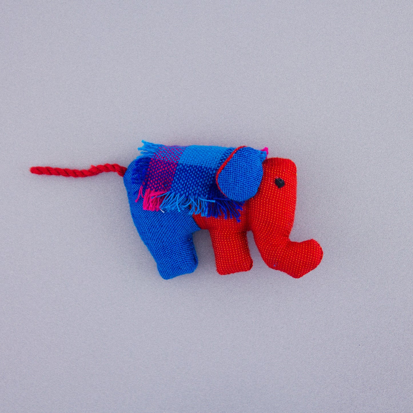 Assorted Fabric Cotton Plush Elephant Magnets