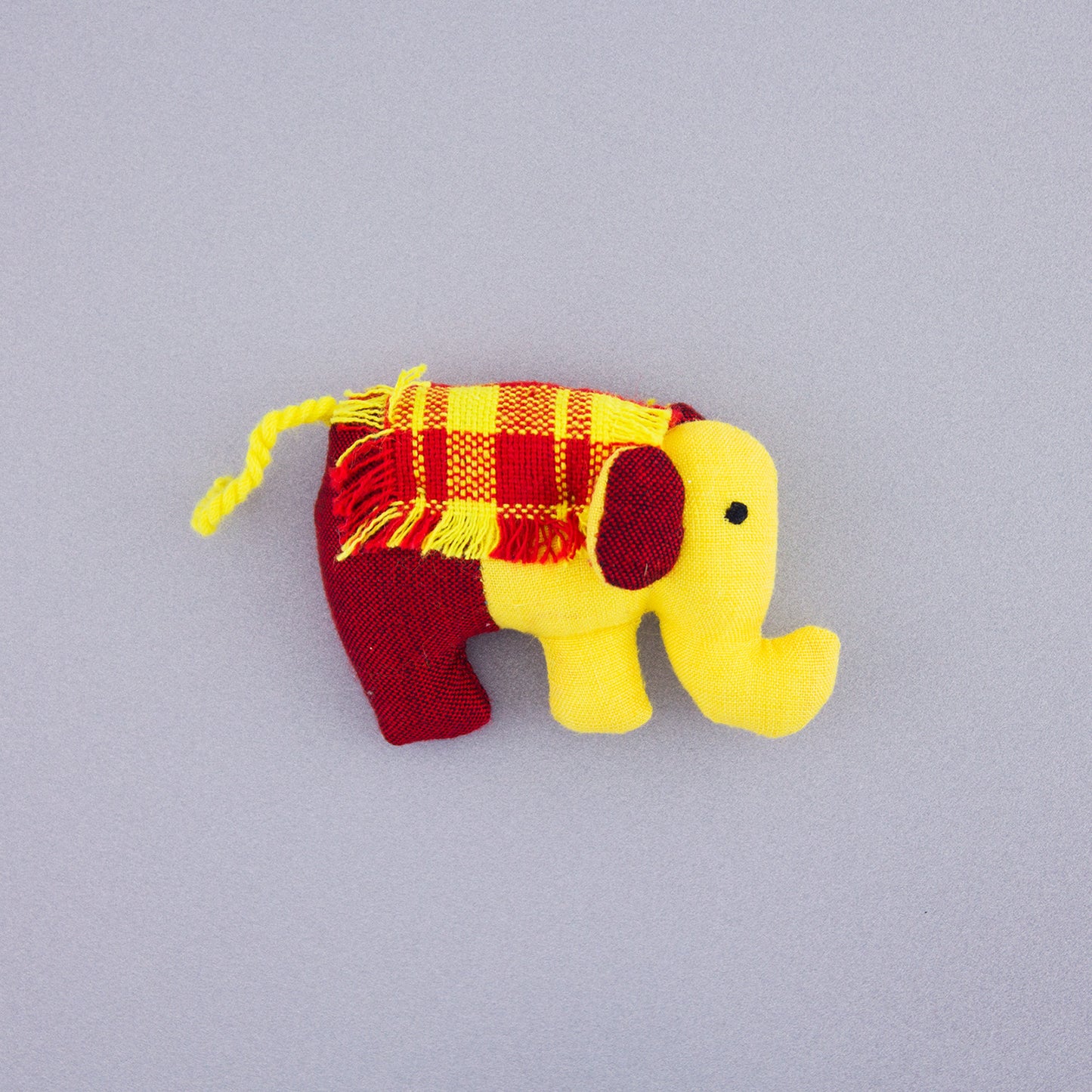 Assorted Fabric Cotton Plush Elephant Magnets