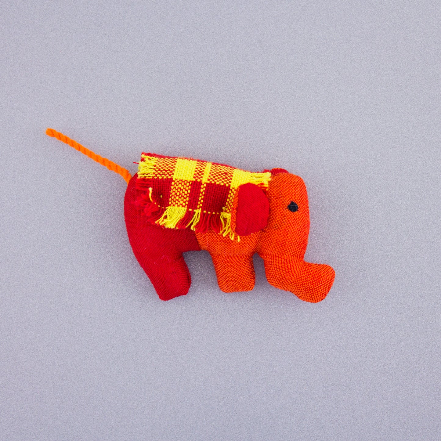 Assorted Fabric Cotton Plush Elephant Magnets