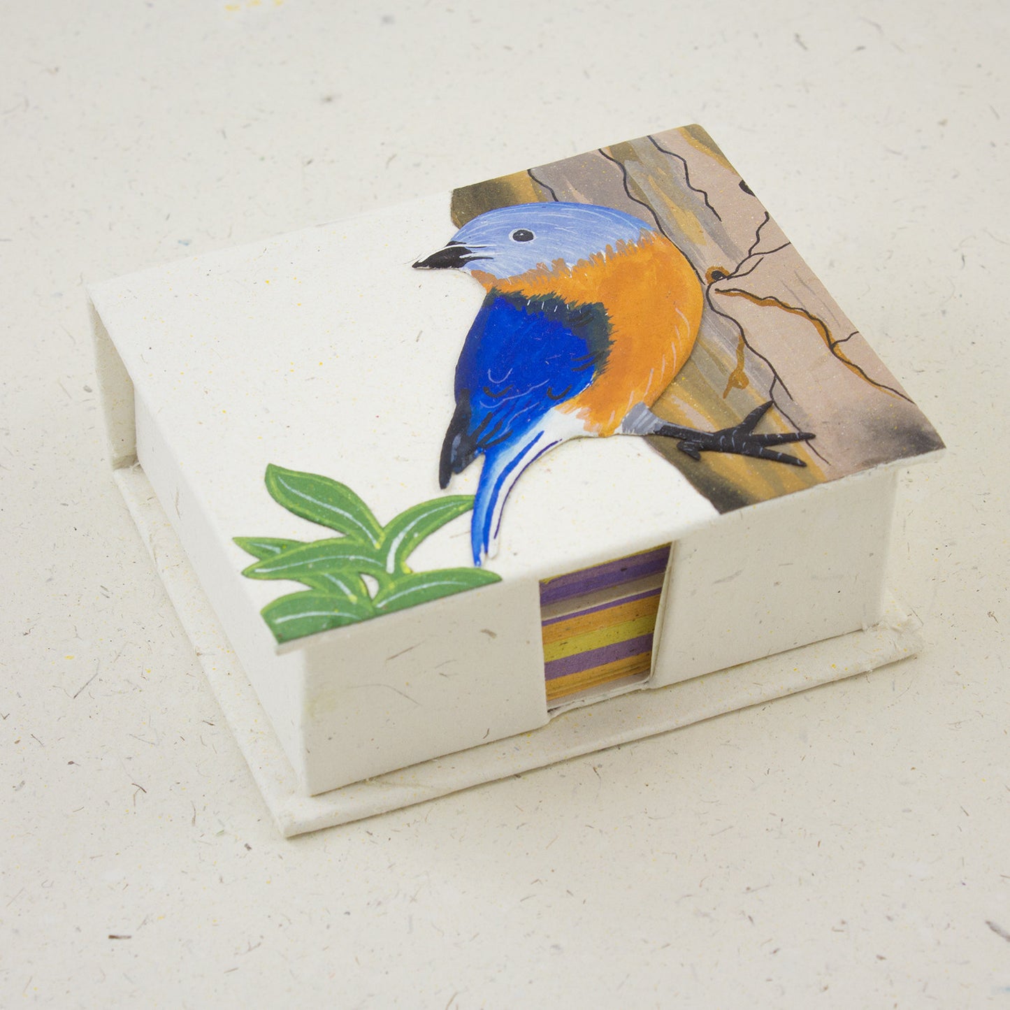 Note Box Bluebird Embossed