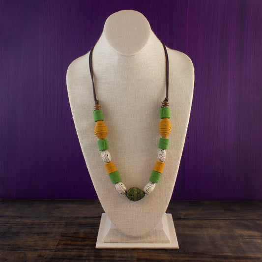 Fabric Necklace #13