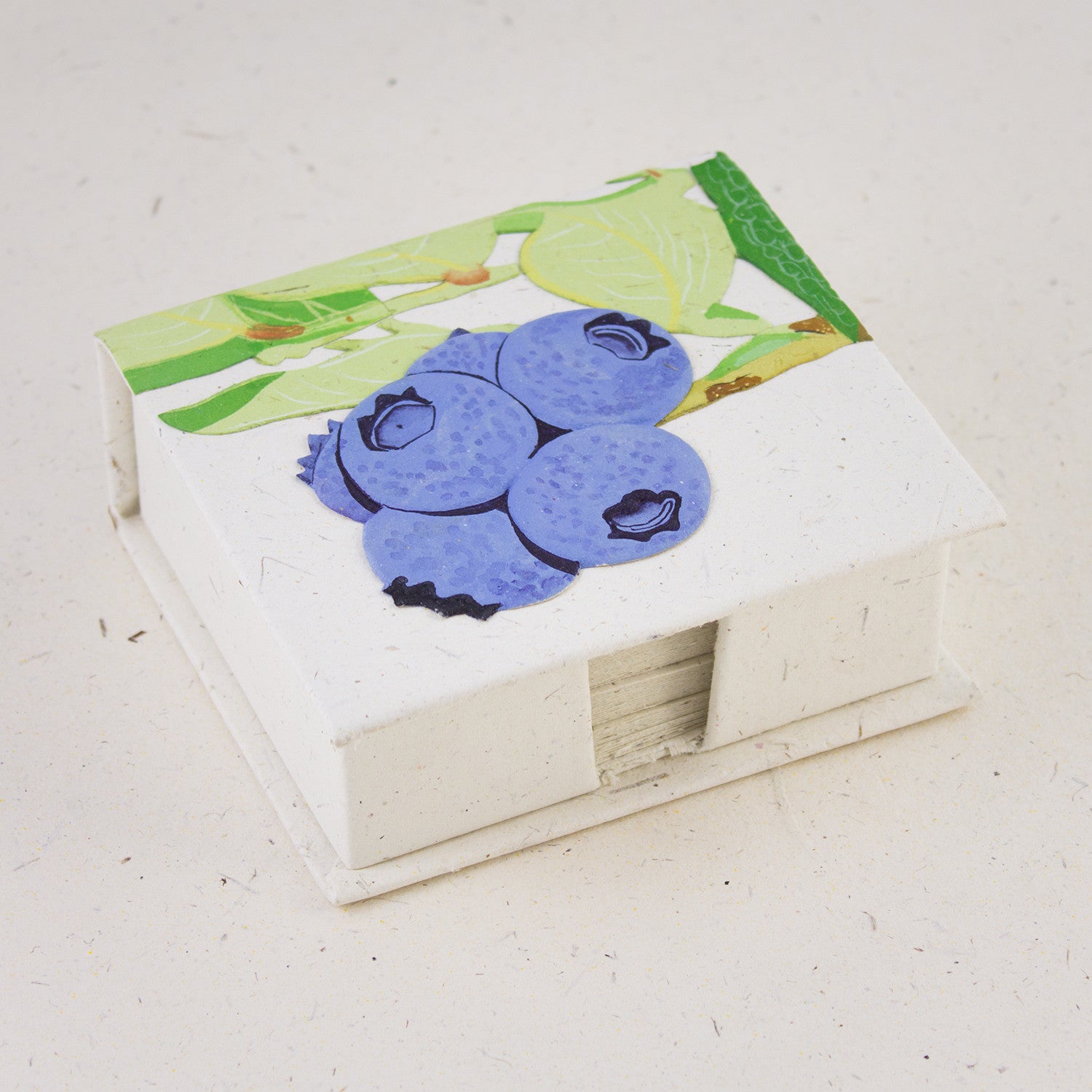 Blueberry Note Box with Notes