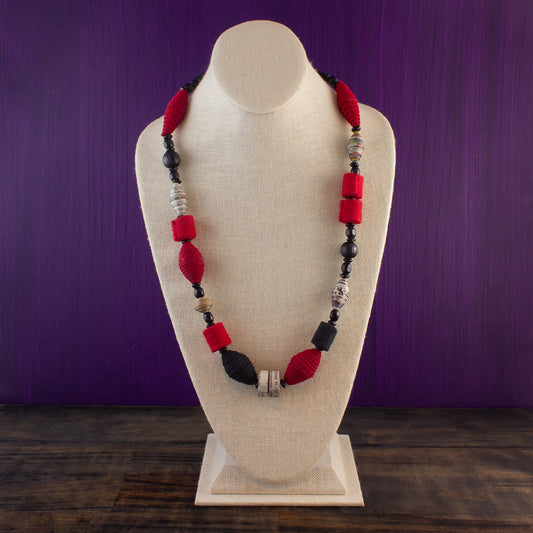Fabric Necklace #5