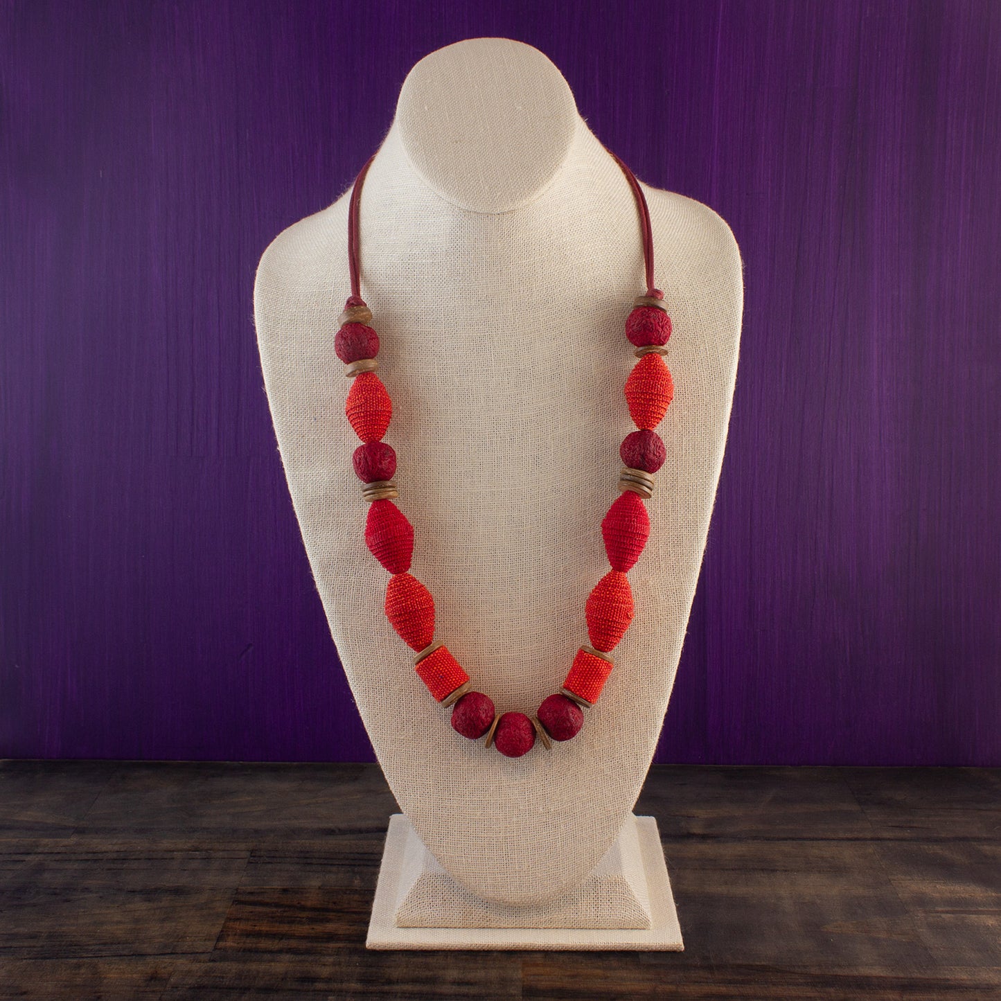 Fabric Necklace #7