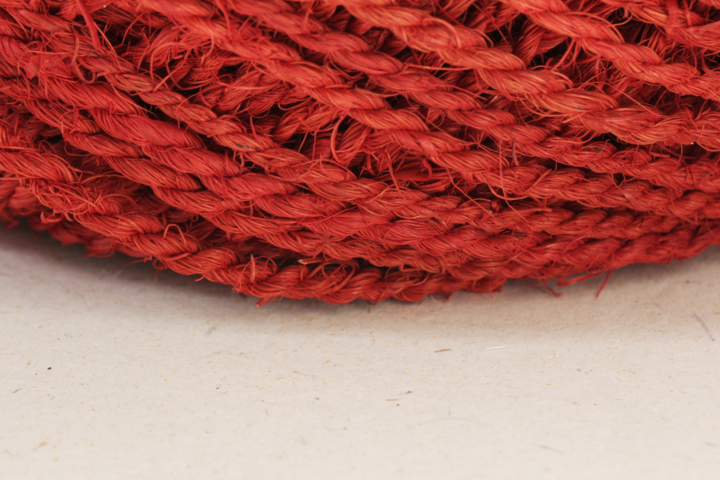 Coconut Fiber Rope Bobbin Red