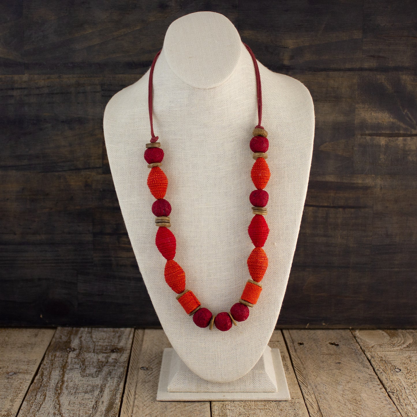 Fabric Necklace #7