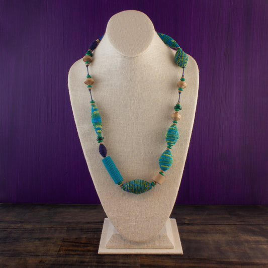 Fabric Necklace #9