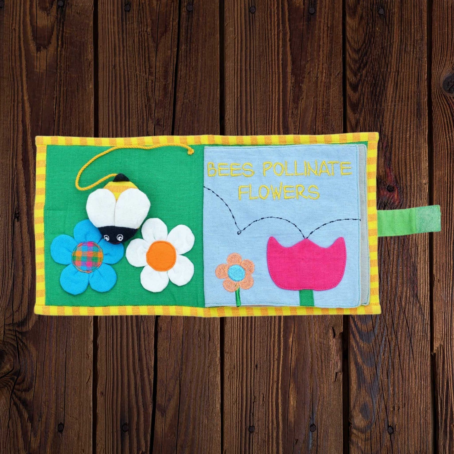 Fabric Kids Book - Save The Bees