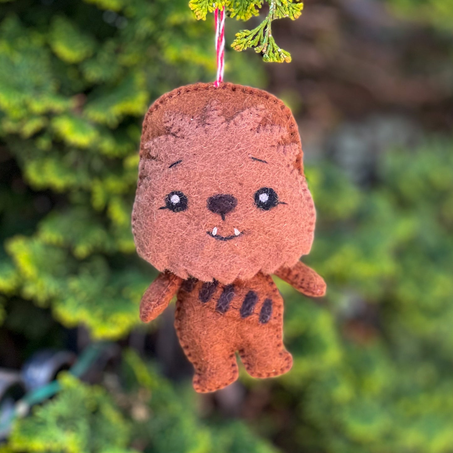 Felt Ornament - Wookiee Warrior