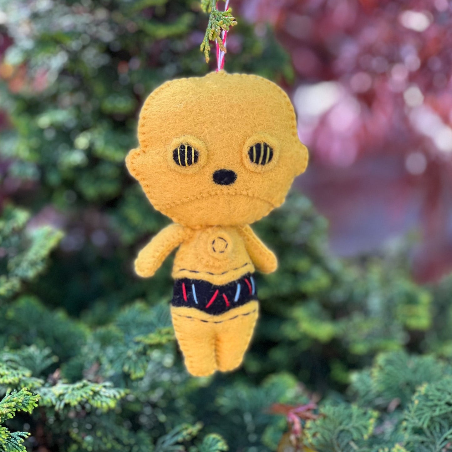 Felt Ornament - Brass Bot