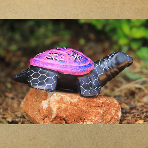 Soapstone Tortoise Purple