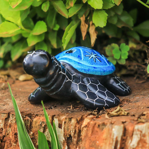 Soapstone Tortoise Light Blue