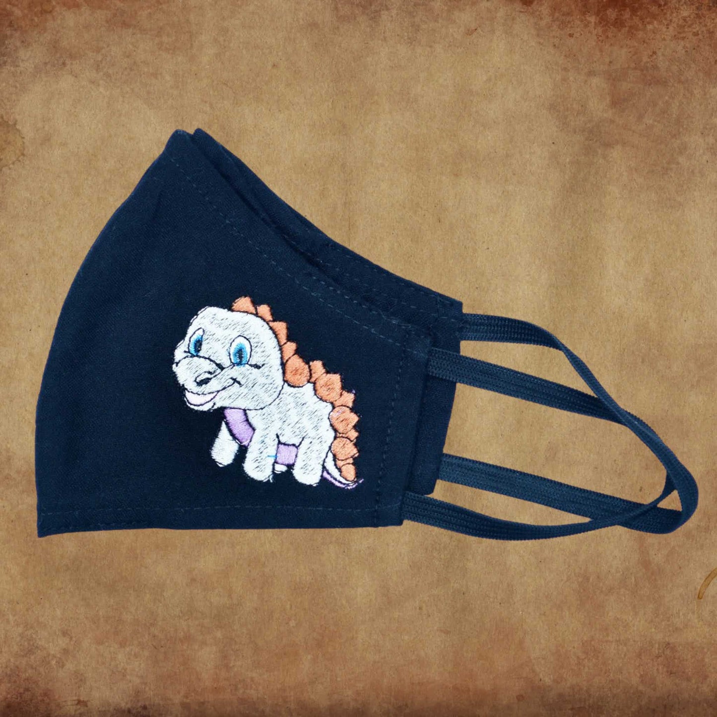Children's Fabric Mask Stegosaurus