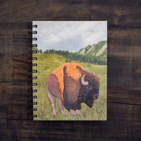 Large Notebook American Bison Embossed