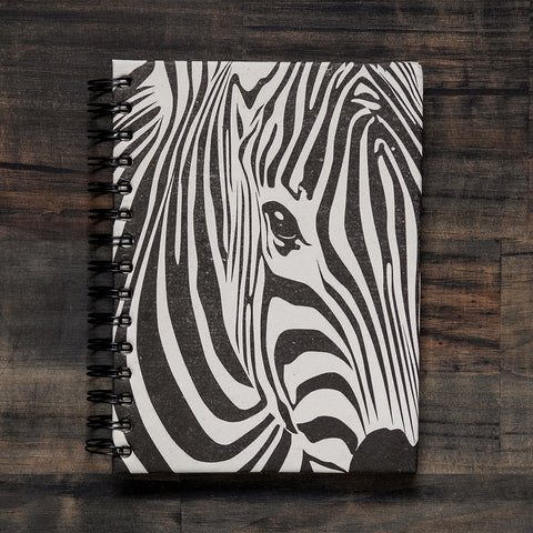 Large Notebook Zebra