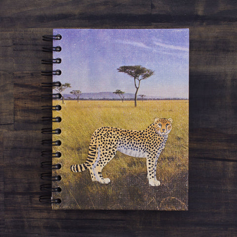 Large Notebook CCF Cheetah Daytime Embossed
