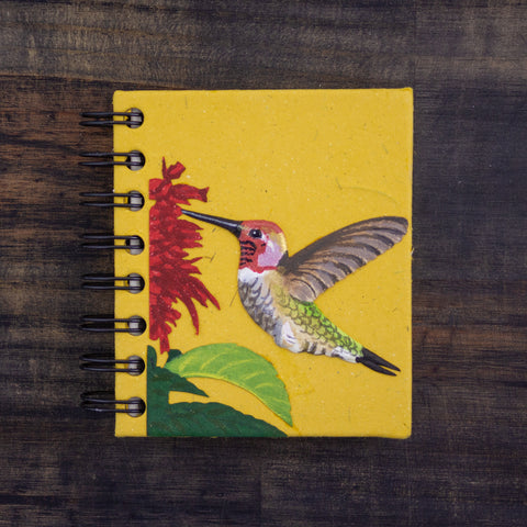 Small Notebook Hummingbird Embossed