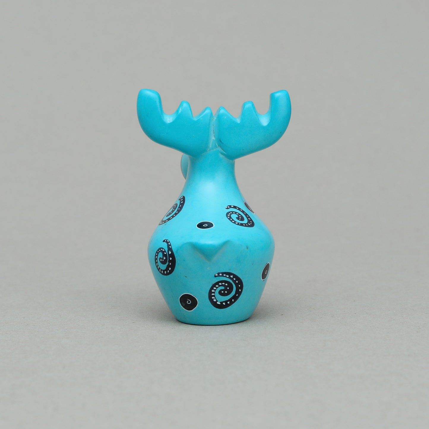 Soapstone Moose Light Blue
