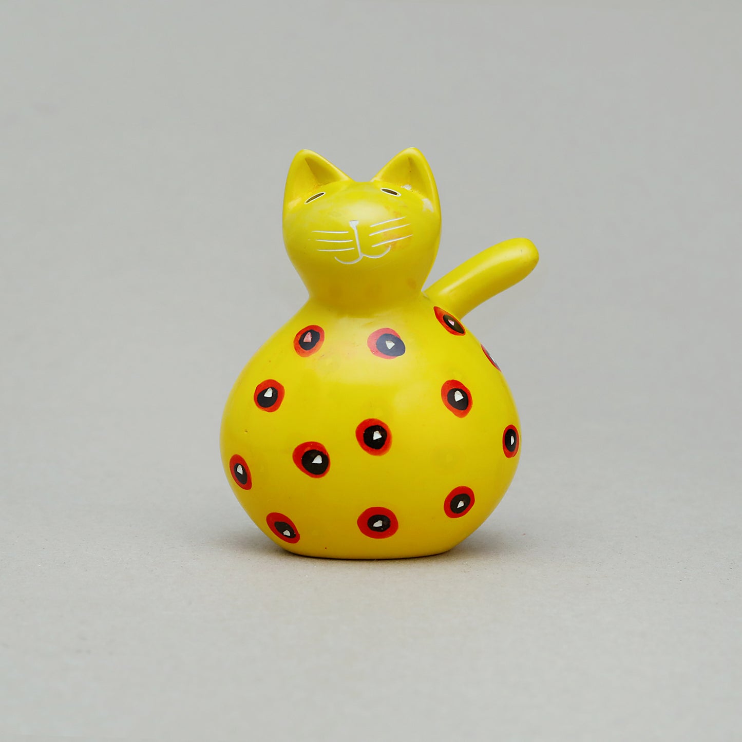 Soapstone Fat Cat Yellow