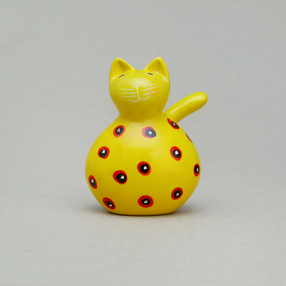 Soapstone Fat Cat Yellow