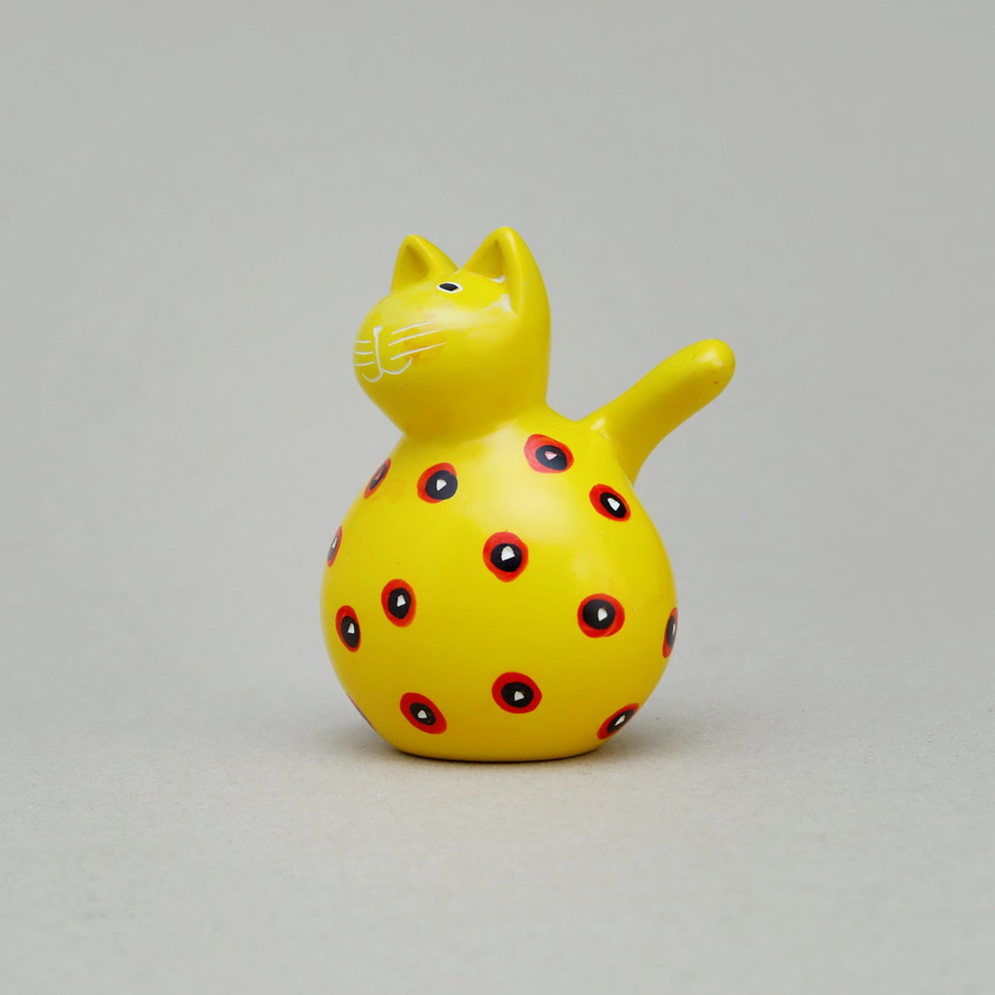 Soapstone Fat Cat Yellow
