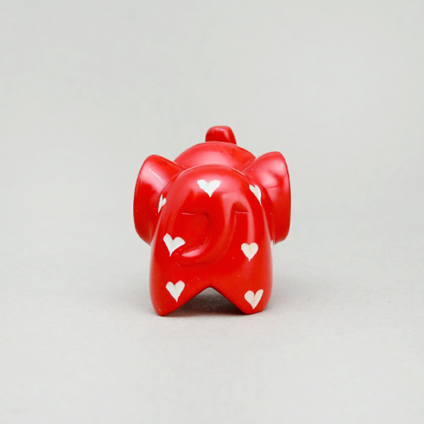 Soapstone Big-Eared Elephant Red (w)