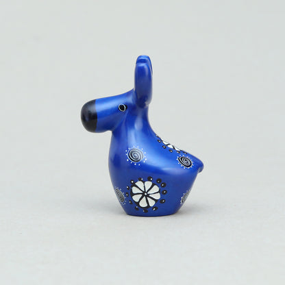 Soapstone Moose Dark Blue