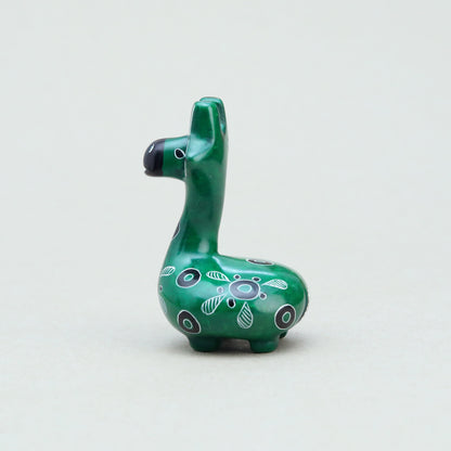 Soapstone Giraffe Dark Green