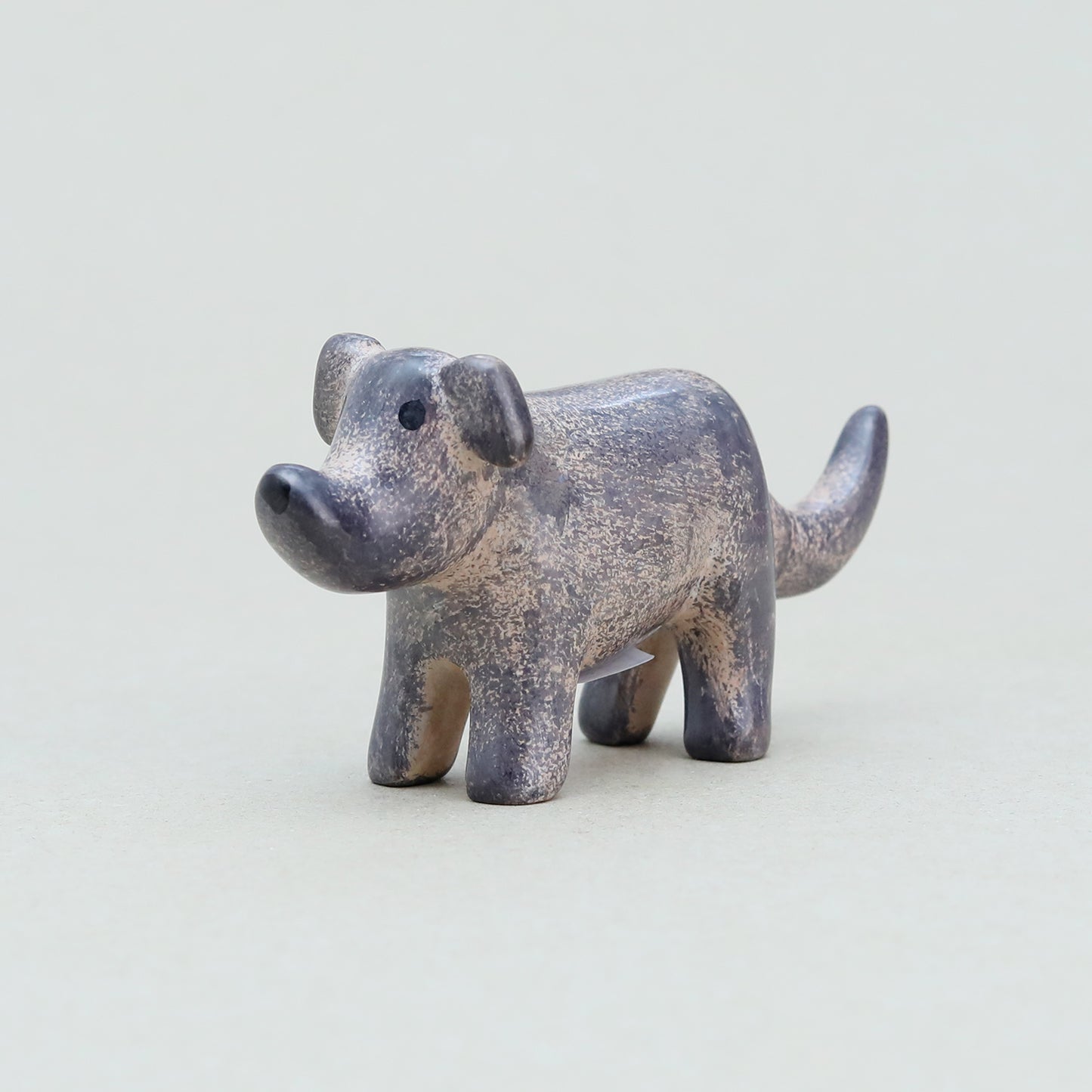 Soapstone Dark Blue Spotted Dog