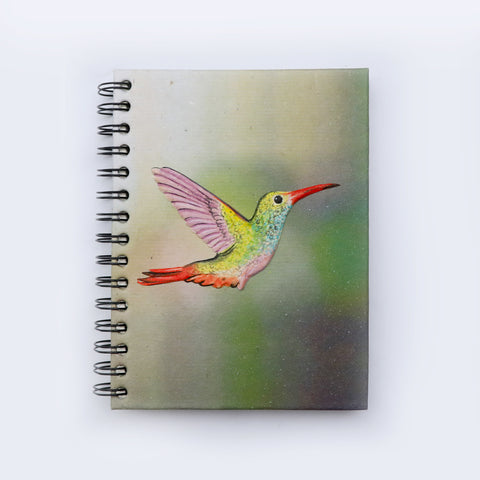 Large Notebook - Hummingbird Design