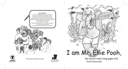 I Am Mr. Ellie Pooh Children's Story Book | Handmade in Sri Lanka | 10" x 10"