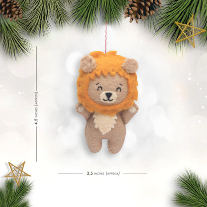 Felt Ornament Leo the Lion