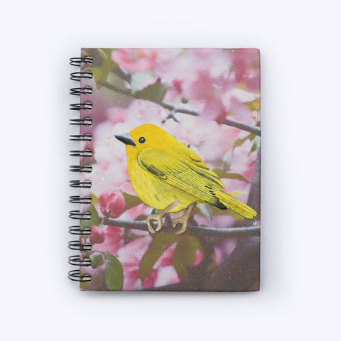 Large Notebook - Yellow Warbler