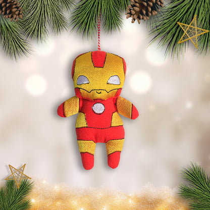 Organic Cotton Ornament - Crimson Guardian
