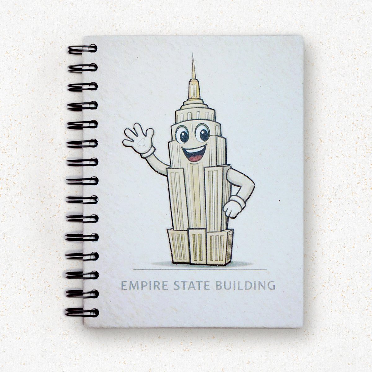 Friendly NYC Skyscraper Notebook – Handmade Elephant Dung Paper