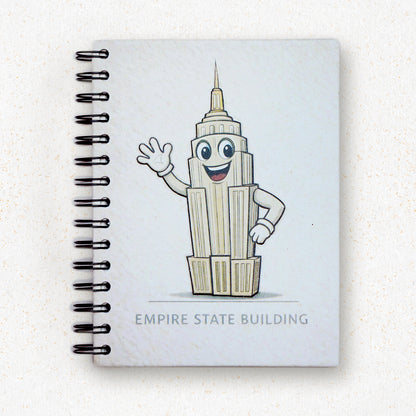 Friendly NYC Skyscraper Notebook – Handmade Elephant Dung Paper