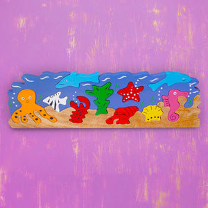 Wooden Puzzle Aquarium